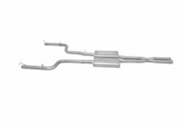 Gibson Split Rear Stainless Exhaust 15-23 Chrysler, Charger 5.7L - Click Image to Close